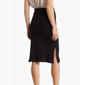 T Tahari Pull-On Rib Knit Skirt